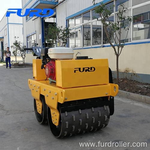 Sheep foot walk behind double drum vibratory roller (FYL-GS600)